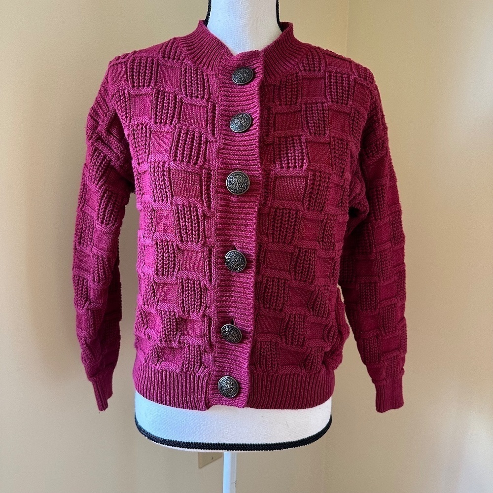 *EXPRESS* Vintage Pink Knitted Long Sleeve Sweater Size XS